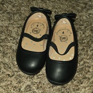 Wonder Nation Black Dress Shoes for Kids